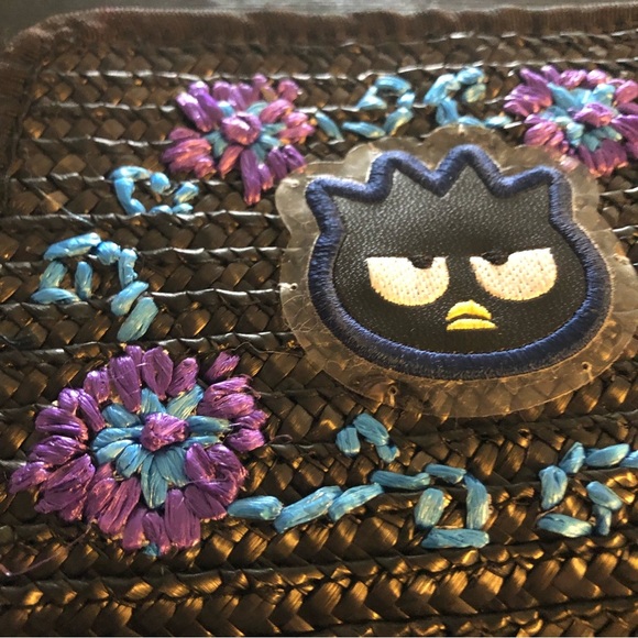Vintage 2000 Bad Badtz-Maru Sanrio Small Straw Purse - Picture 4 of 13
